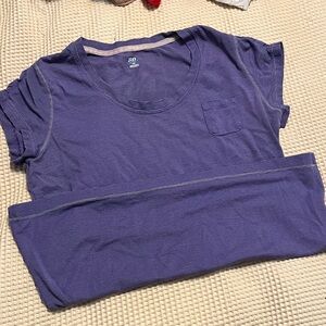 Women's Purple Short Sleeve Tee